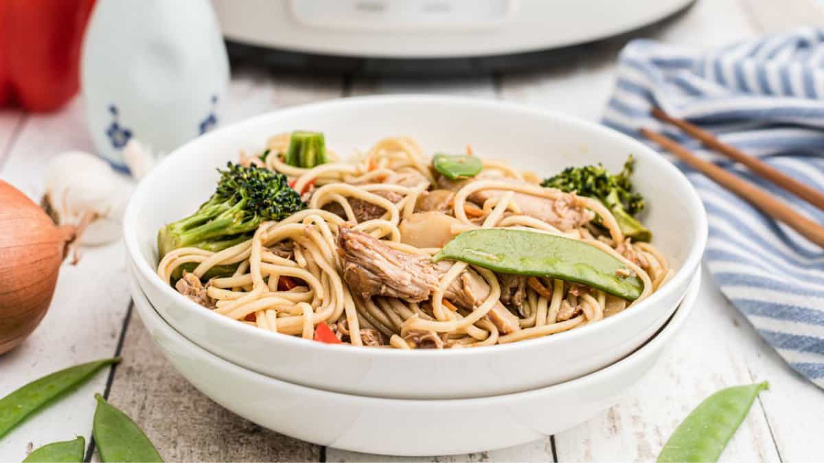 Slow Cooker Chicken Chow Mein.