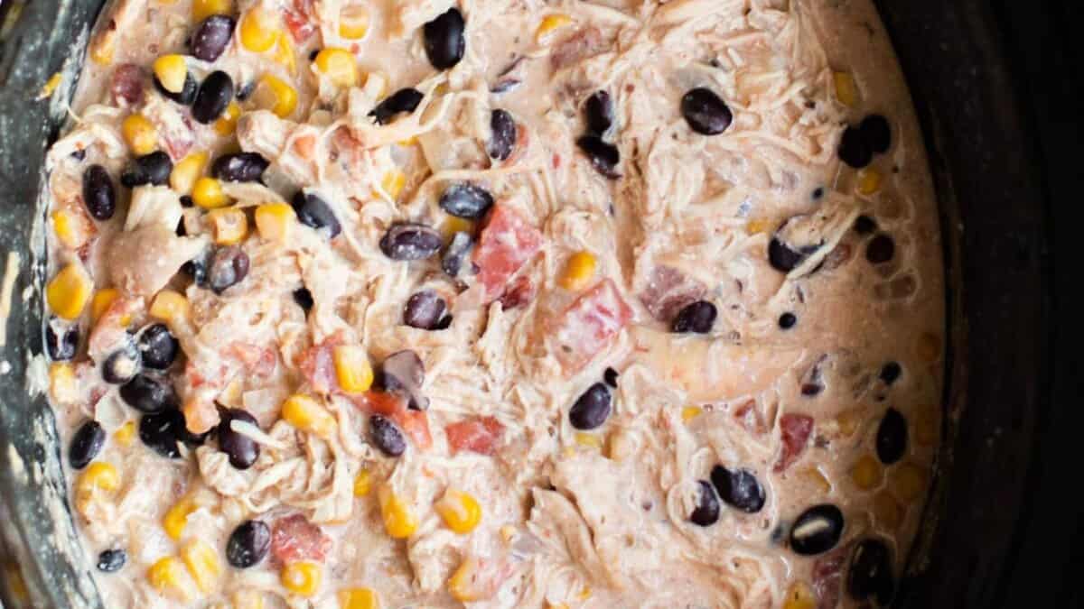 Slow Cooker Fiesta Chicken.