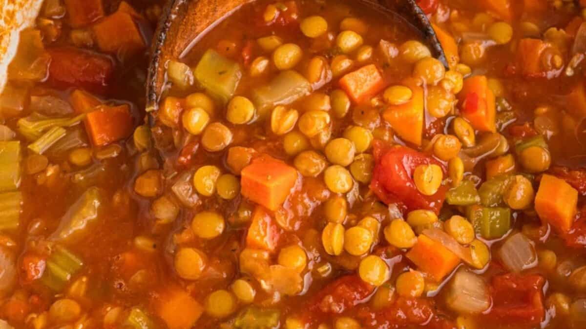 Slow Cooker Lentil Soup.