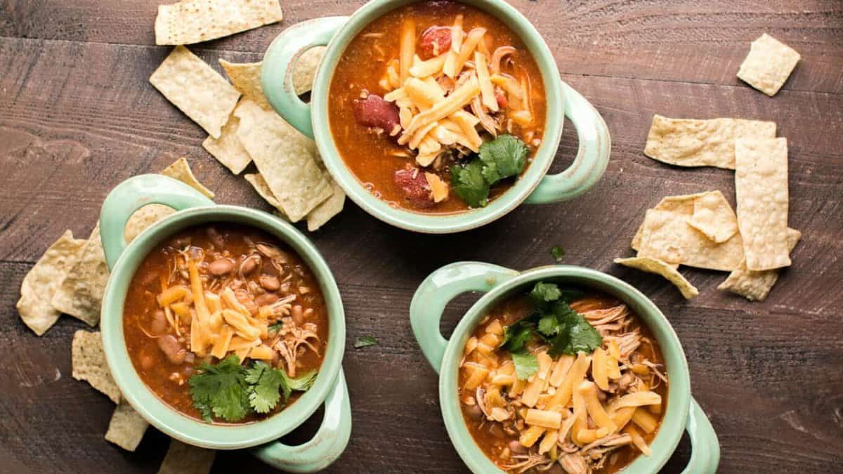 Slow Cooker Mexican Chicken Soup.