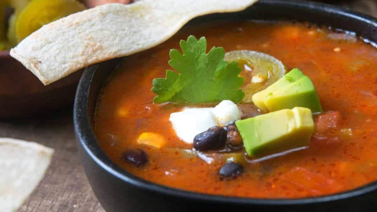 Slow Cooker Mexican Soup.