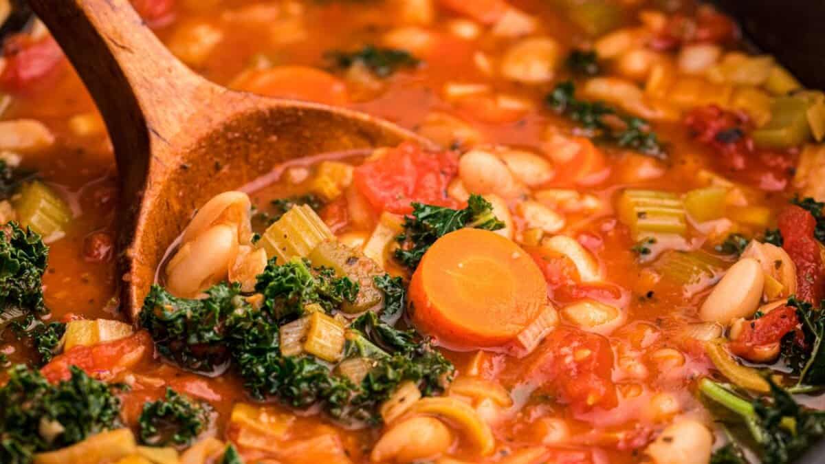 Slow Cooker Ribollita Soup.