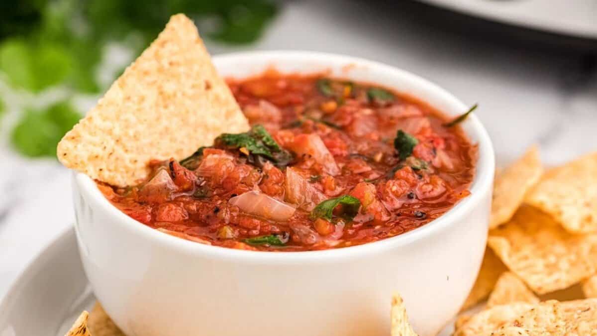 Slow Cooker Salsa.