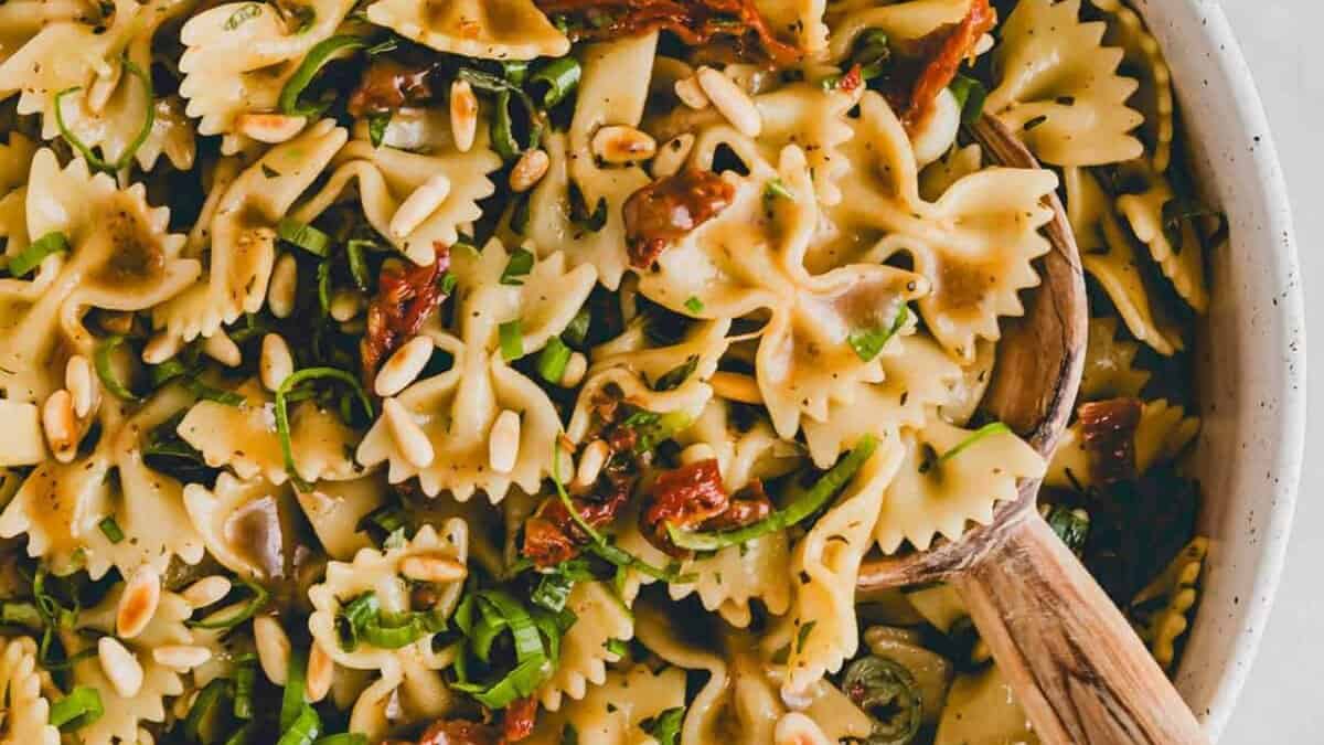 Sun-Dried Tomato Pasta Salad.