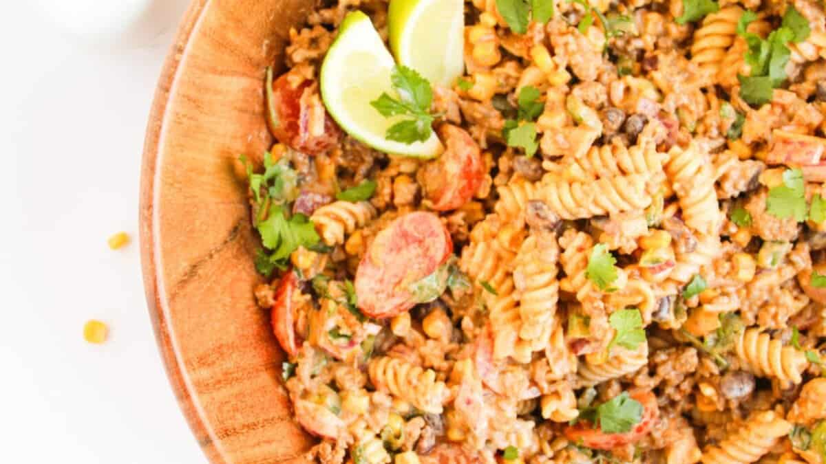 Taco Pasta Salad.