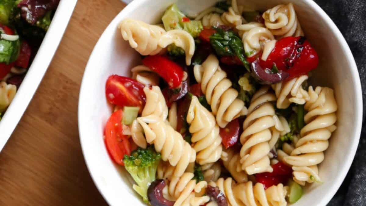 Vegan Pasta Salad.