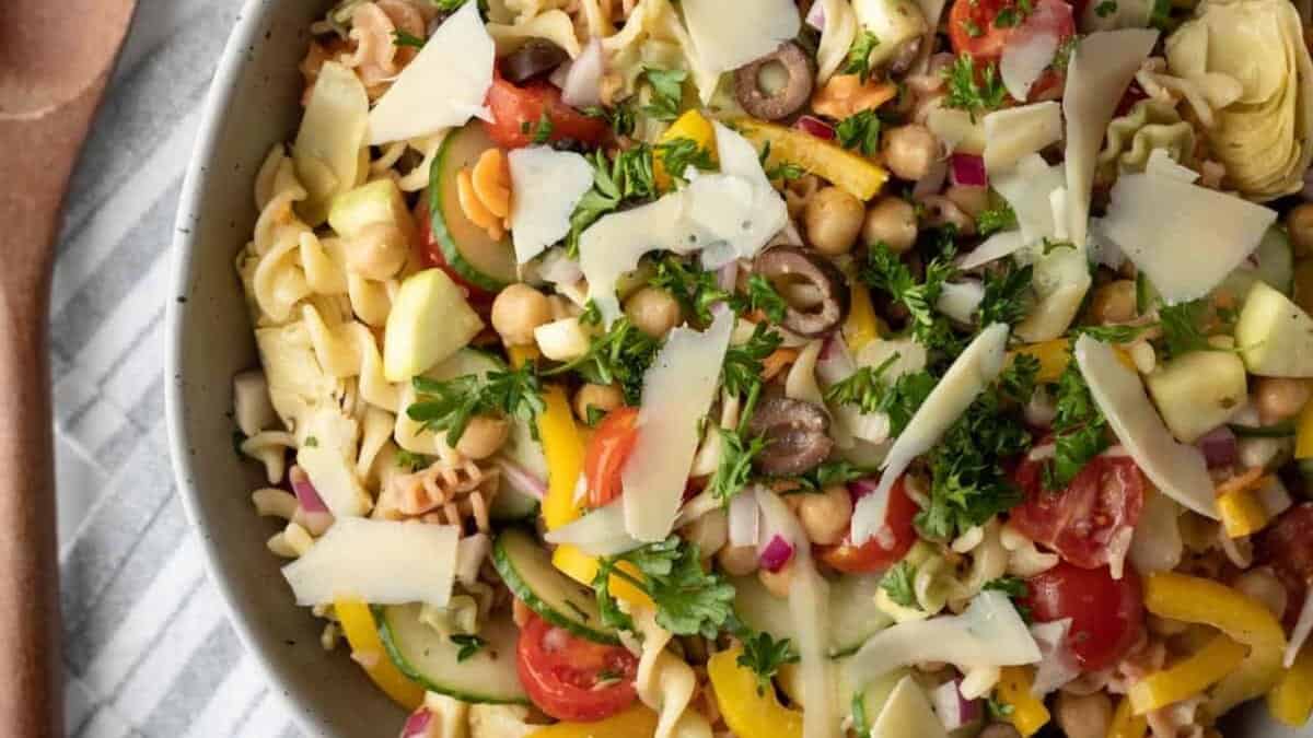 Vegan Pasta Salad.