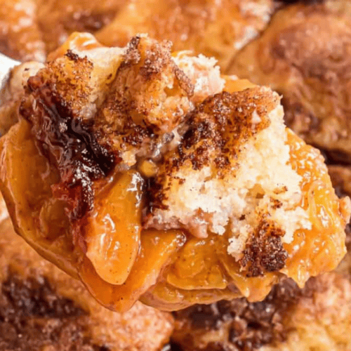 Peach cobbler.