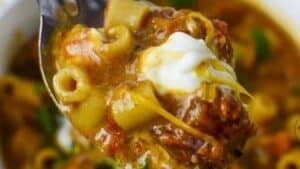 Taco pasta.