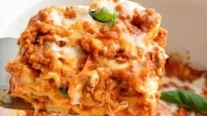 Crockpot lasagna.