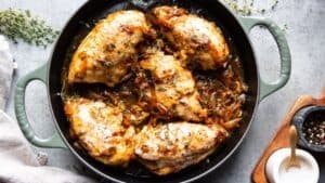 French onion chicken.