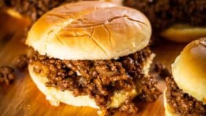 Ground beef sloppy joe.