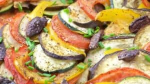 Baked ratatouille.