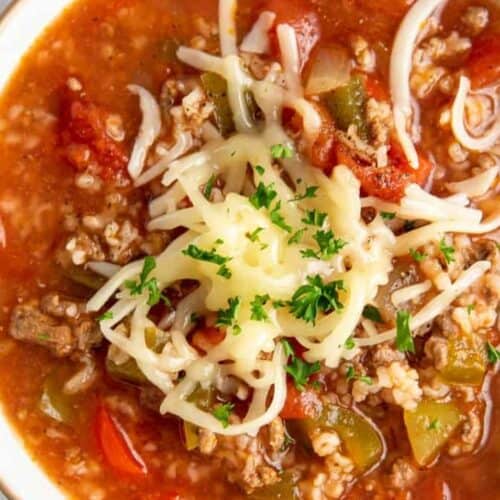Stuffed pepper soup.