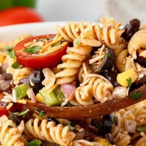Taco pasta salad.