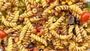 Taco pasta salad.