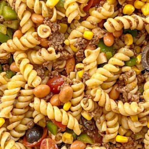 Taco pasta salad.