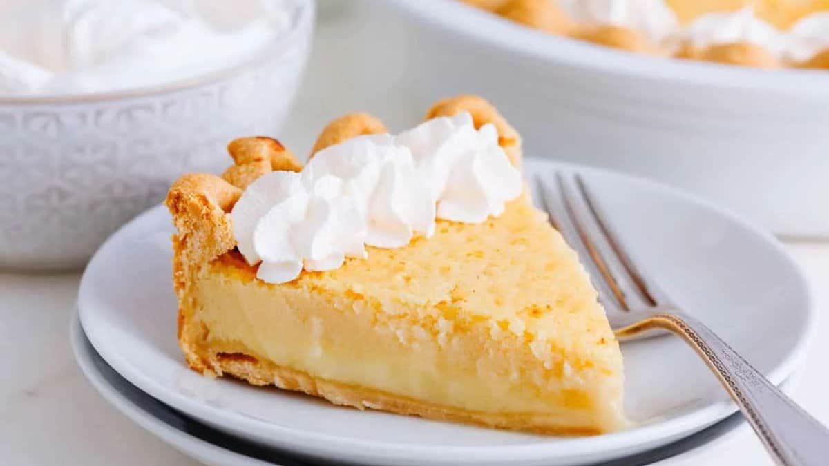 Buttermilk Pie .