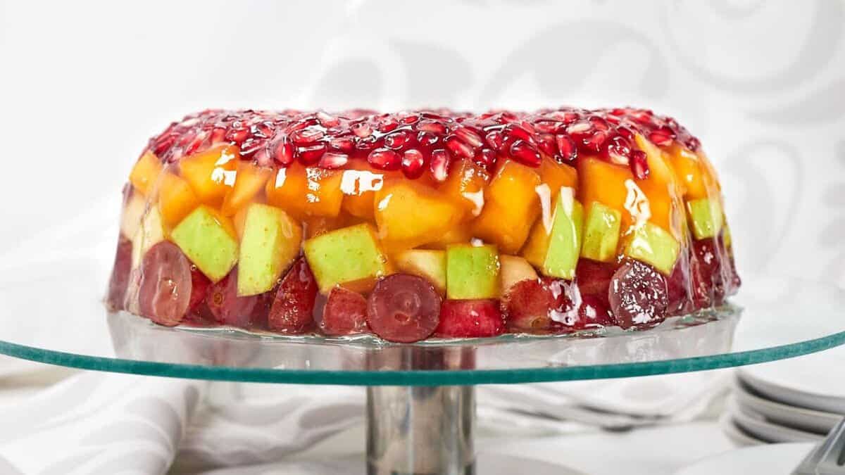 Jello Fruit Cake.