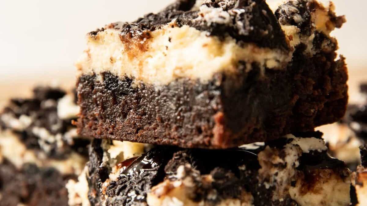 Oreo Cheesecake Brownies.