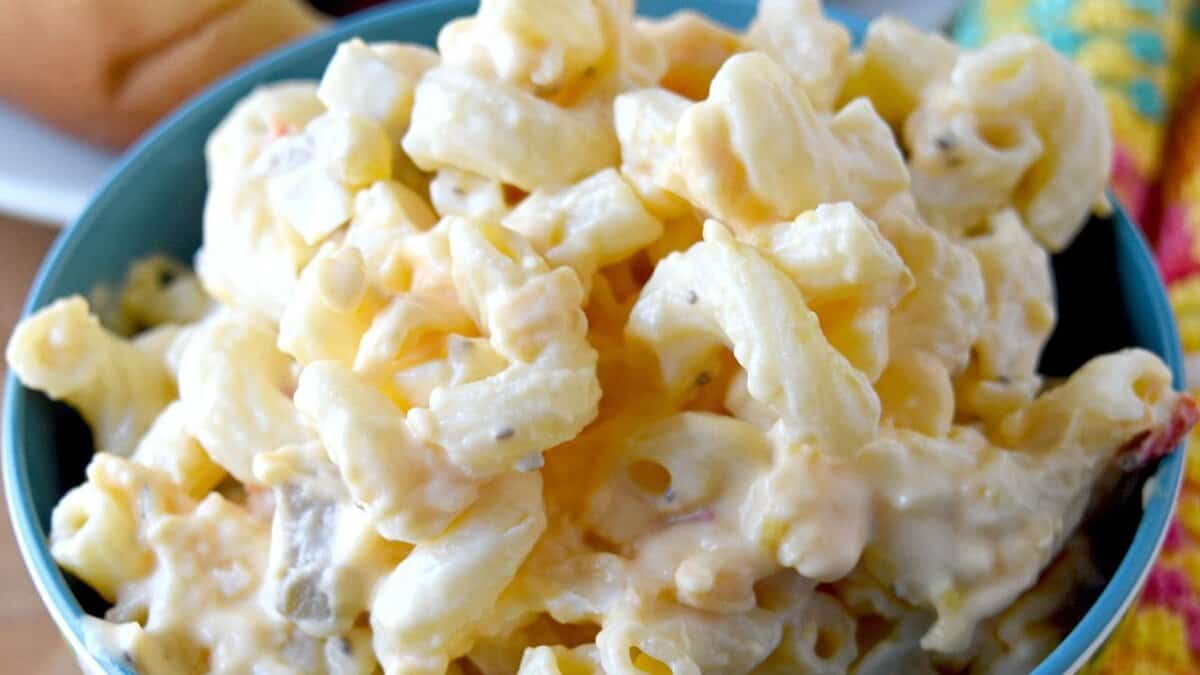 Pimento Cheese Macaroni Salad.