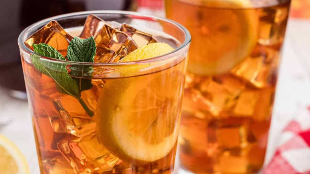 Refreshing Southern Sweet Tea.