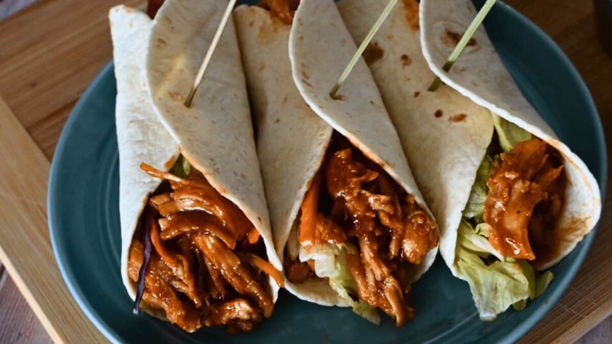 Slow Cooker Pulled BBQ Turkey Tenderloin.