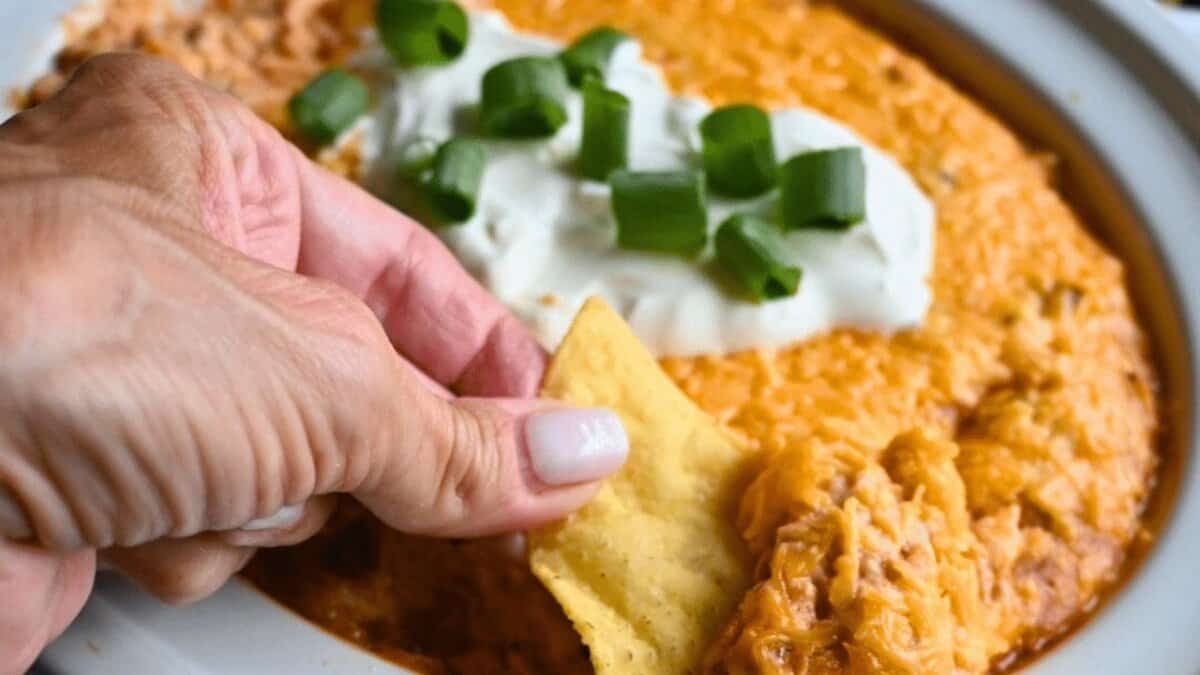 Slow Cooker Texas Trash Dip.