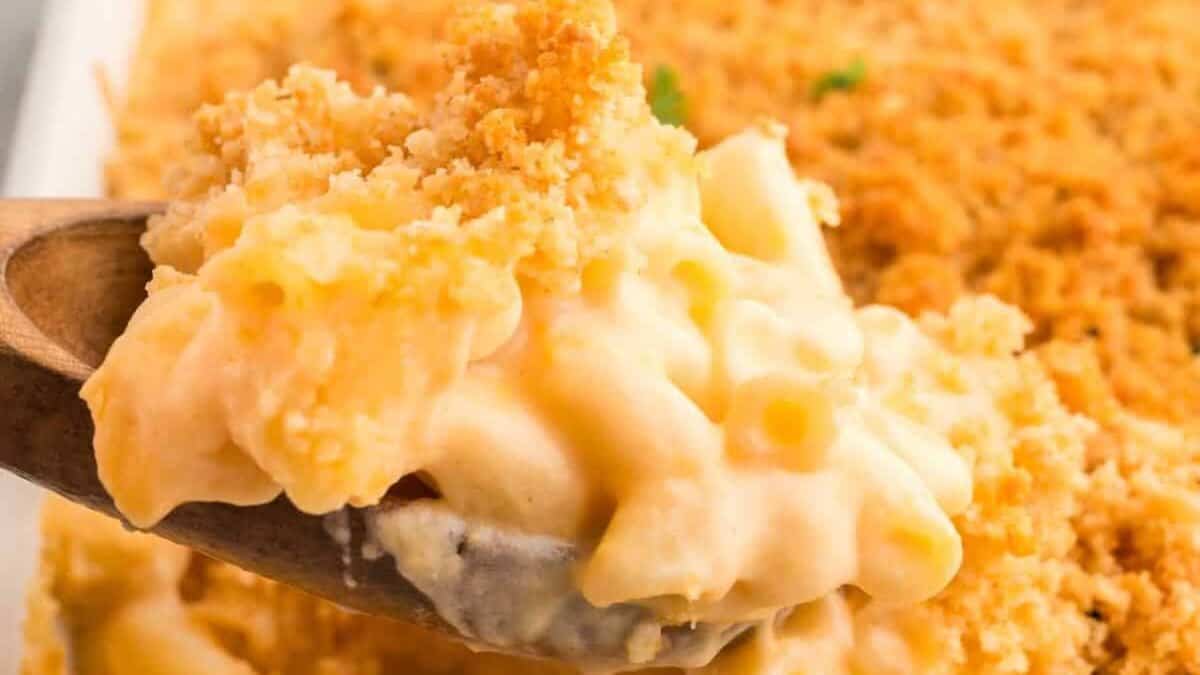Southern Baked Mac and Cheese.