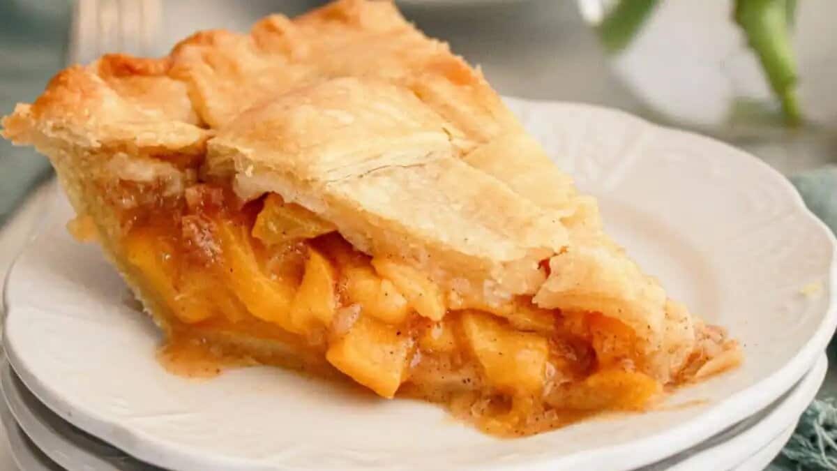 Southern Peach Pie.