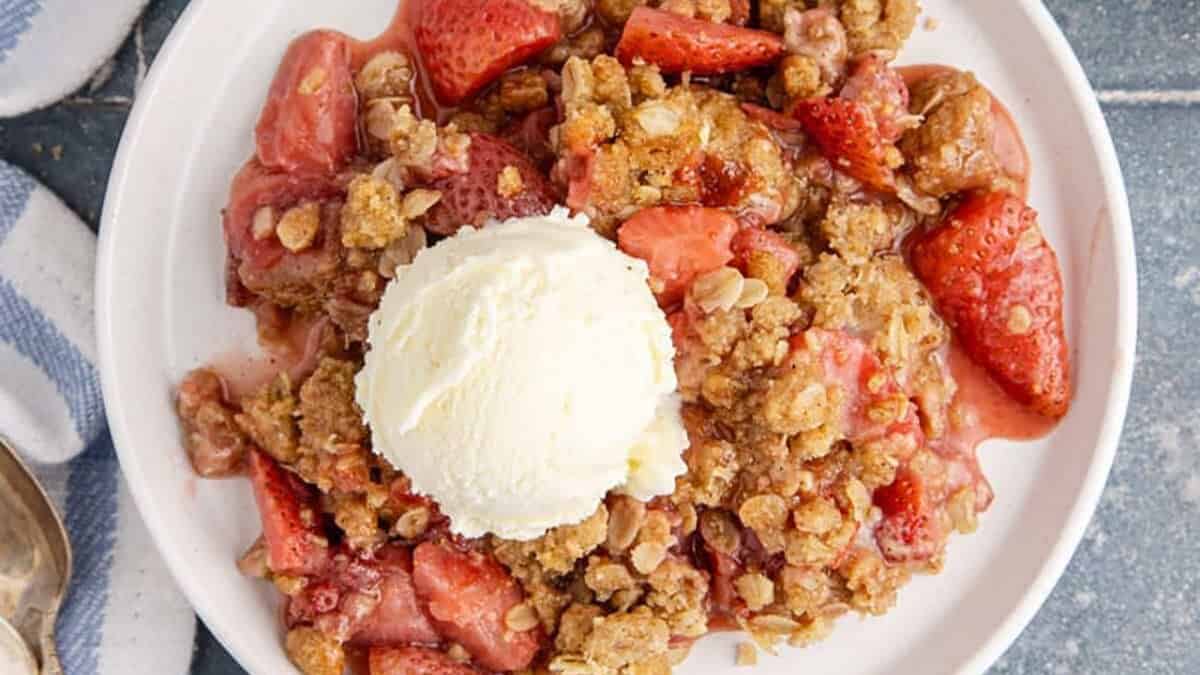 Strawberry Crisp.