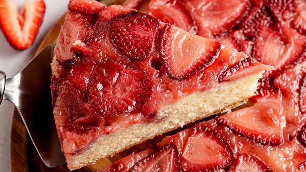 Strawberry Upside Down Cake.