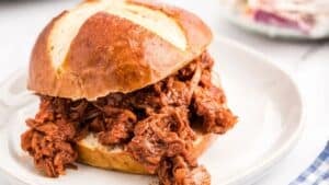 Jackfruit sandwiches.