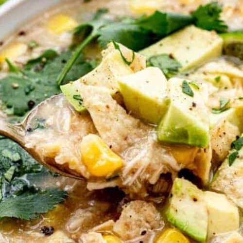 White chicken chili.