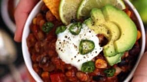Vegan chili.