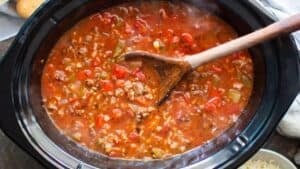 Stuffed pepper soup.