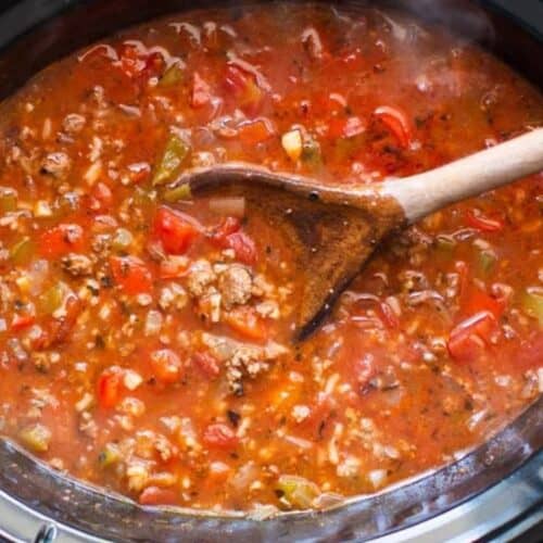 Stuffed pepper soup.