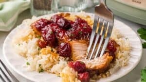 Cranberry chicken.