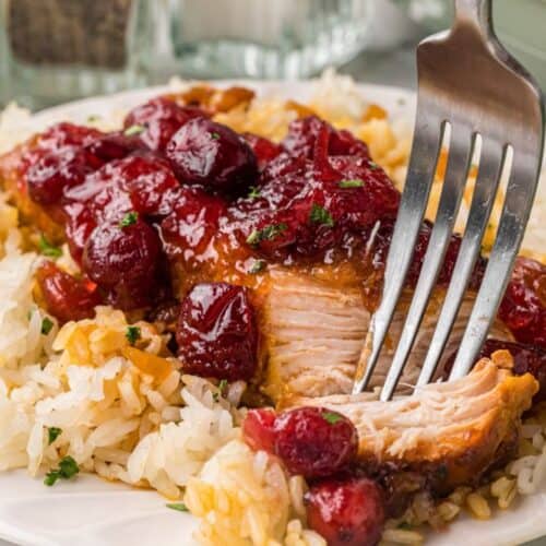 Cranberry chicken.