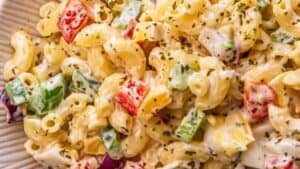 Macaroni salad.
