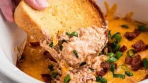 Barbecue chicken dip.
