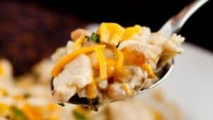 White chicken chili.