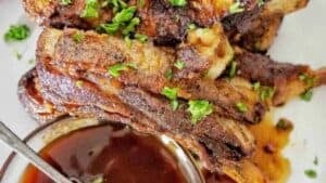 Lamb ribs.