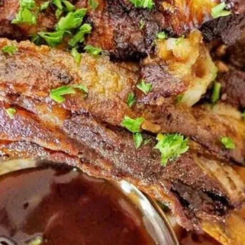 Lamb ribs.