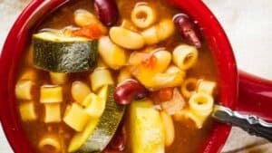 Minestrone soup.