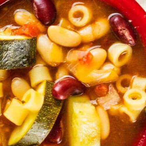 Minestrone soup.