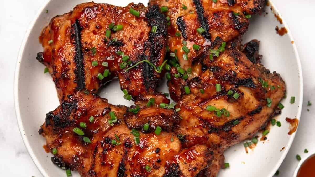 BBQ Boneless Chicken Thighs.