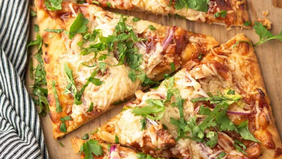 BBQ Chicken Flatbread.