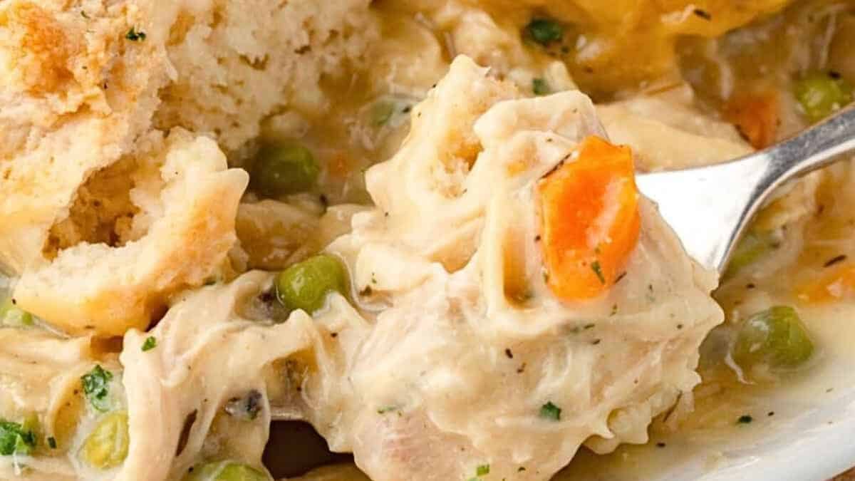 Bisquick Chicken and Dumplings.