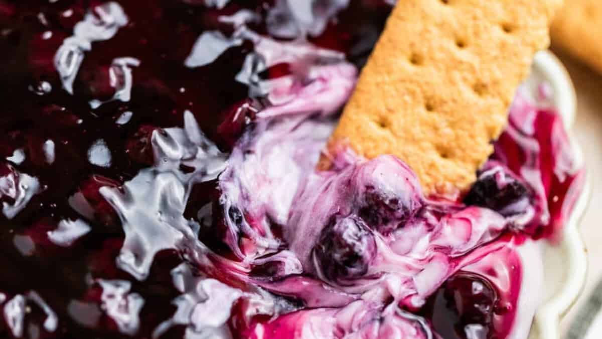 Blueberry Cheesecake Dip.
